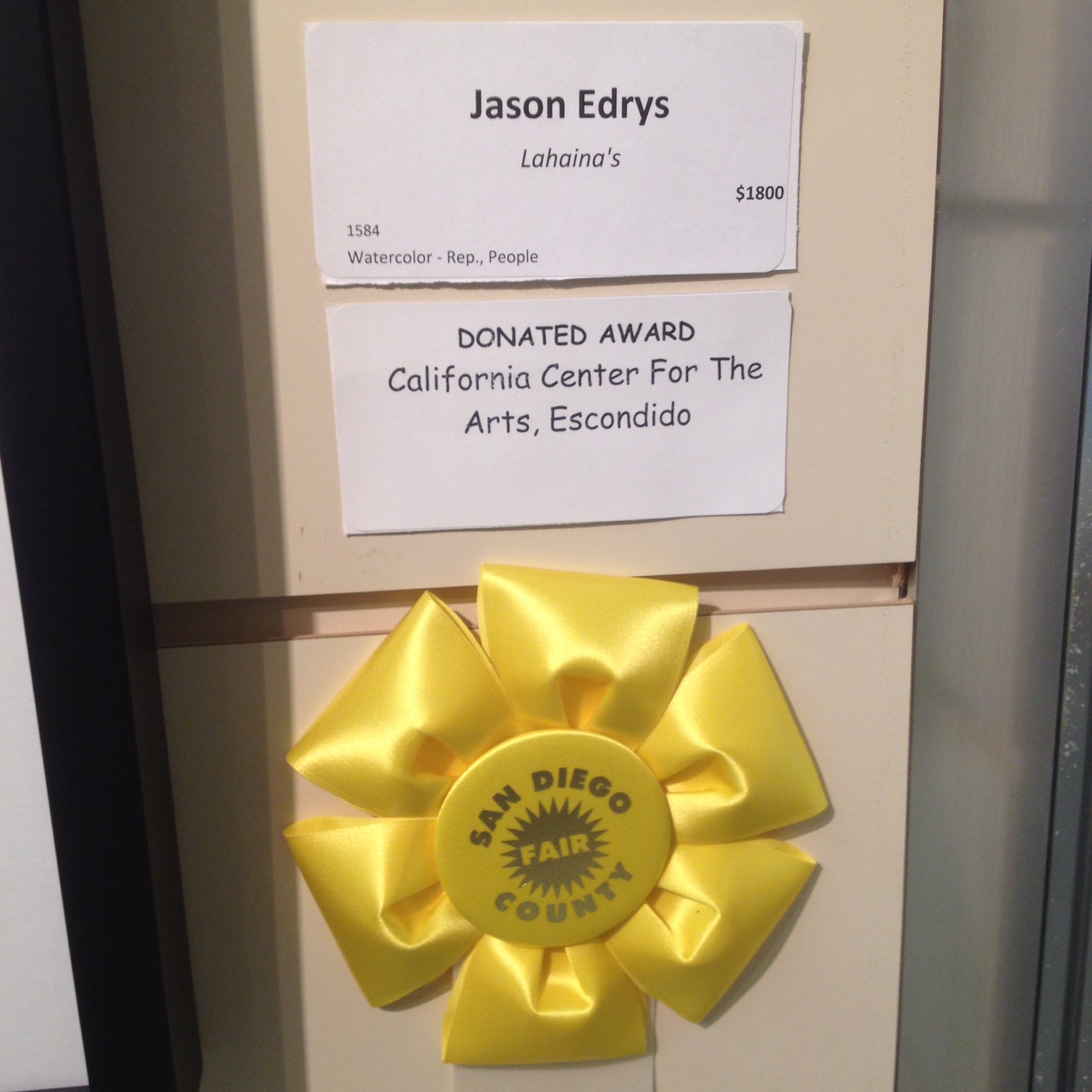 Art Contest at the San Diego County Fair Jason Edrys Art